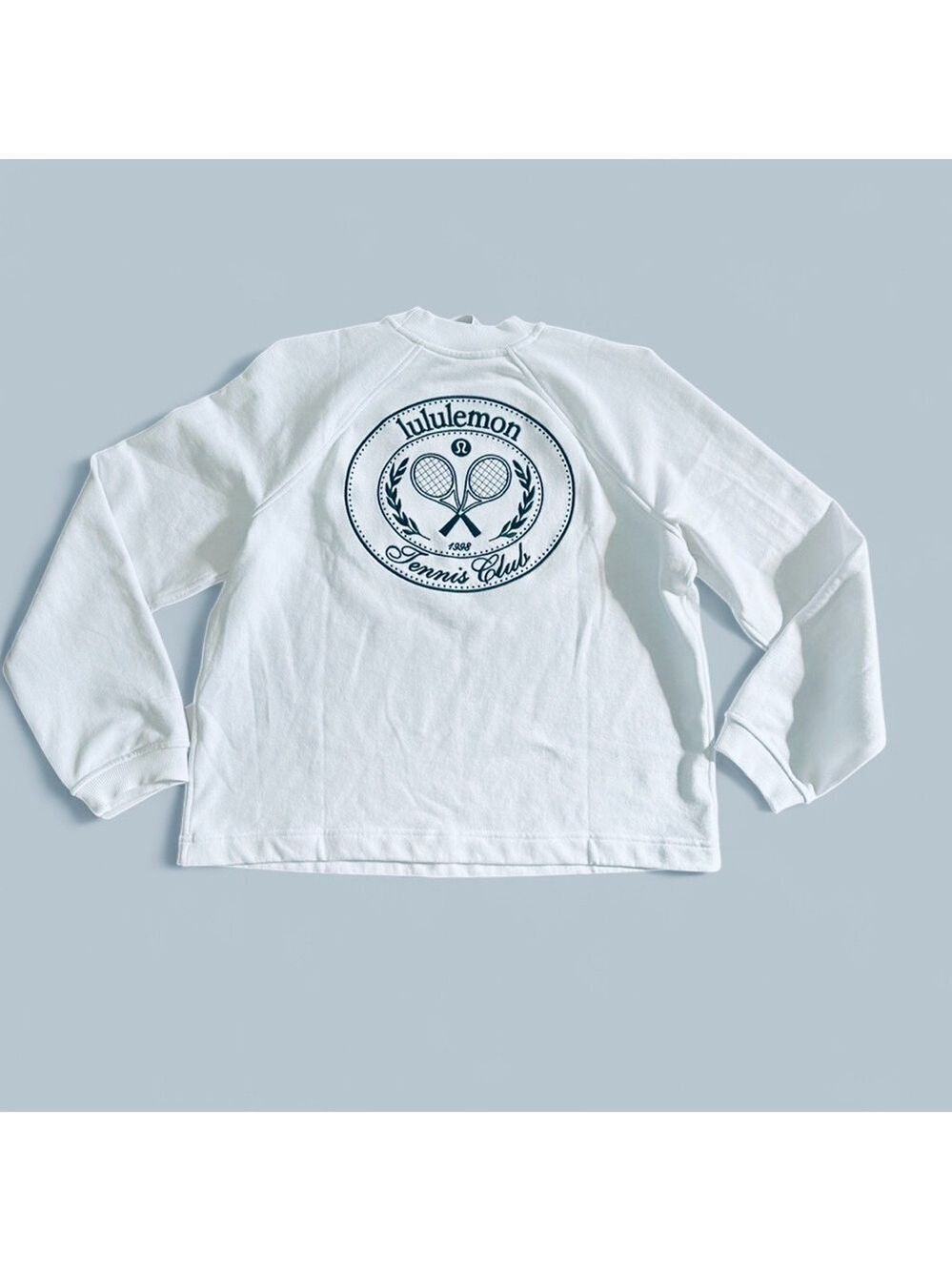 Lululemon-Cotton French Terry Crewneck Pullover Tennis Club-Size Large-NWT - Picture 5 of 9
